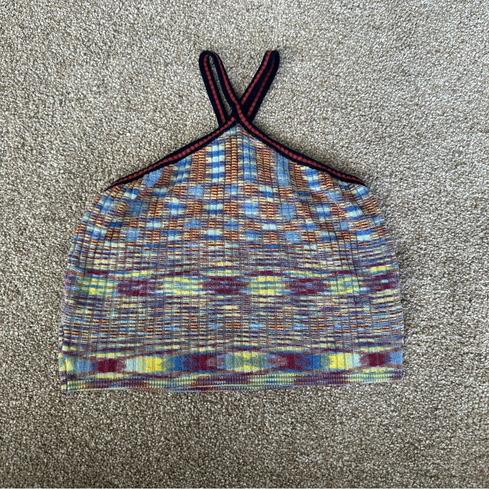 Urban Outfitters Knit Halter Tank Crop Top